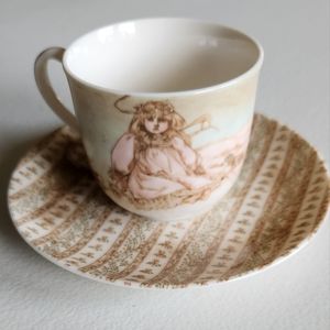 Lenox. Vintage. Cup and saucer. Young ladies tea set. Love Always.